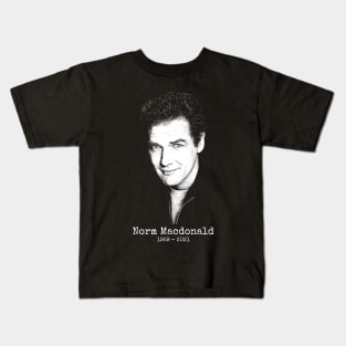 Tribute To Norm MacDonald // 90s Aesthetic Design Kids T-Shirt